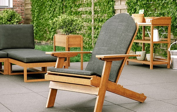 Genieten van de tuin met lounge stoelen voor buiten!