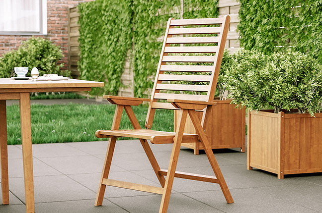 Heerlijk dineren in de tuin met een tuinset met eettafel!