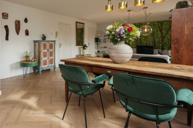 Onze goedkope velvet stoelen stelen de show!