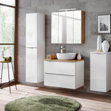 Washbasin with washbasin 80 cm White - Brenda