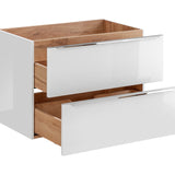 Washbasin with washbasin 80 cm White - Brenda