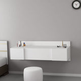 Kaptafel met Spiegel (100x33) Wit