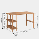 Bureau Dennenhout (120x74)