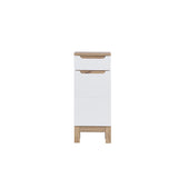 Bathroom Cabinet Low White Oak (86x35)