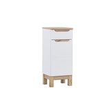 Bathroom Cabinet Low White Oak (86x35)