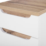 Bathroom Cabinet Low White Oak (86x35)