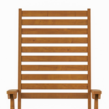 Inklapbare set van 2 Tuinstoelen Verstelbaar Hard Hout FSC keurmerk