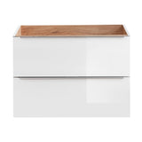 Washbasin with washbasin 80 cm White - Brenda