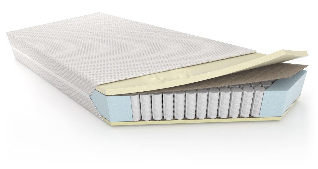 vidaXL Matras Wit en Grijs 100 x 200 cm Traagschuim vidaXL Matras Wit en Grijs 100 x 200 cm Traagschuim